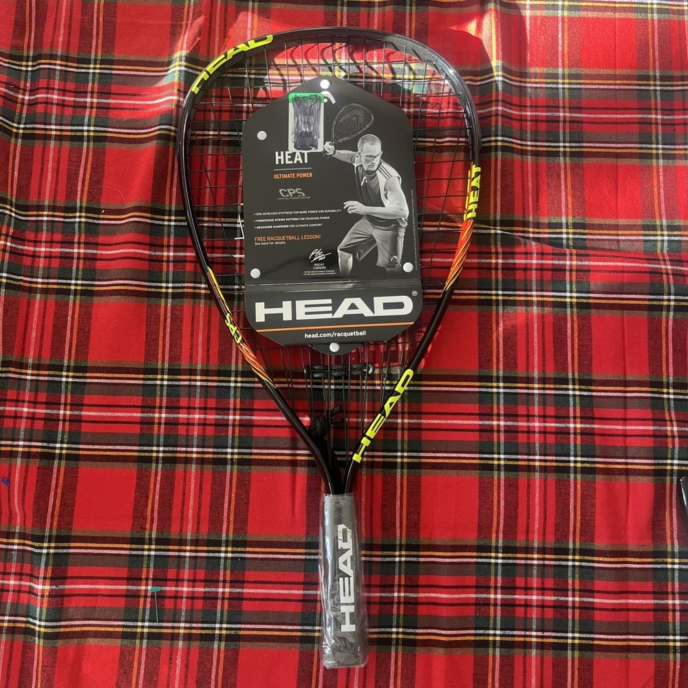 Brand New HEAD CPS Crystal Power System Heat Racquetball Racquet